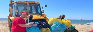 Punta Umbría (Huelva): Ecomar  recoge 2.367 kilos de residuos 