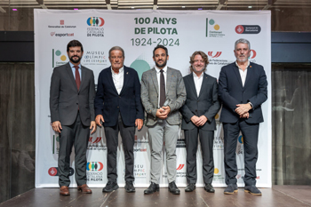 La Federació Catalana de Pilota celebró una Gala por su Centenario