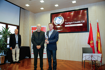 Enrique Lizalde, reconocido por los gestores deportivos de Aragón