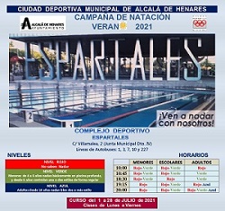 Alcalá abre la inscripción para los cursos de natación de verano