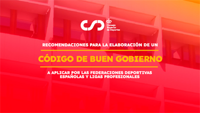 Código de Buen Gobierno para las federaciones y ligas profesionales